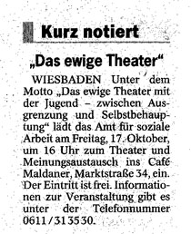 Wiesbadener Kurier vom 17.10.2008