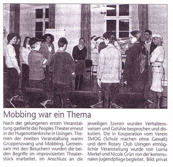 Usinger Anzeiger vom 27.11.2008