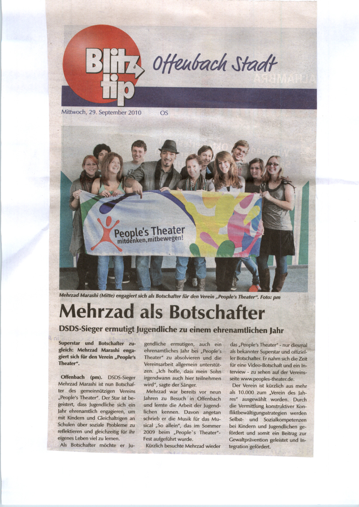 Blitz-tip Offenbach Stadt 29.09.10