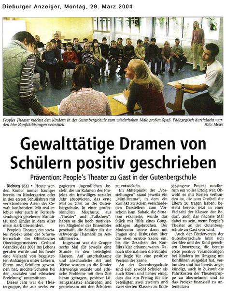 Dieburger Anzeiger vom 29.03.2004