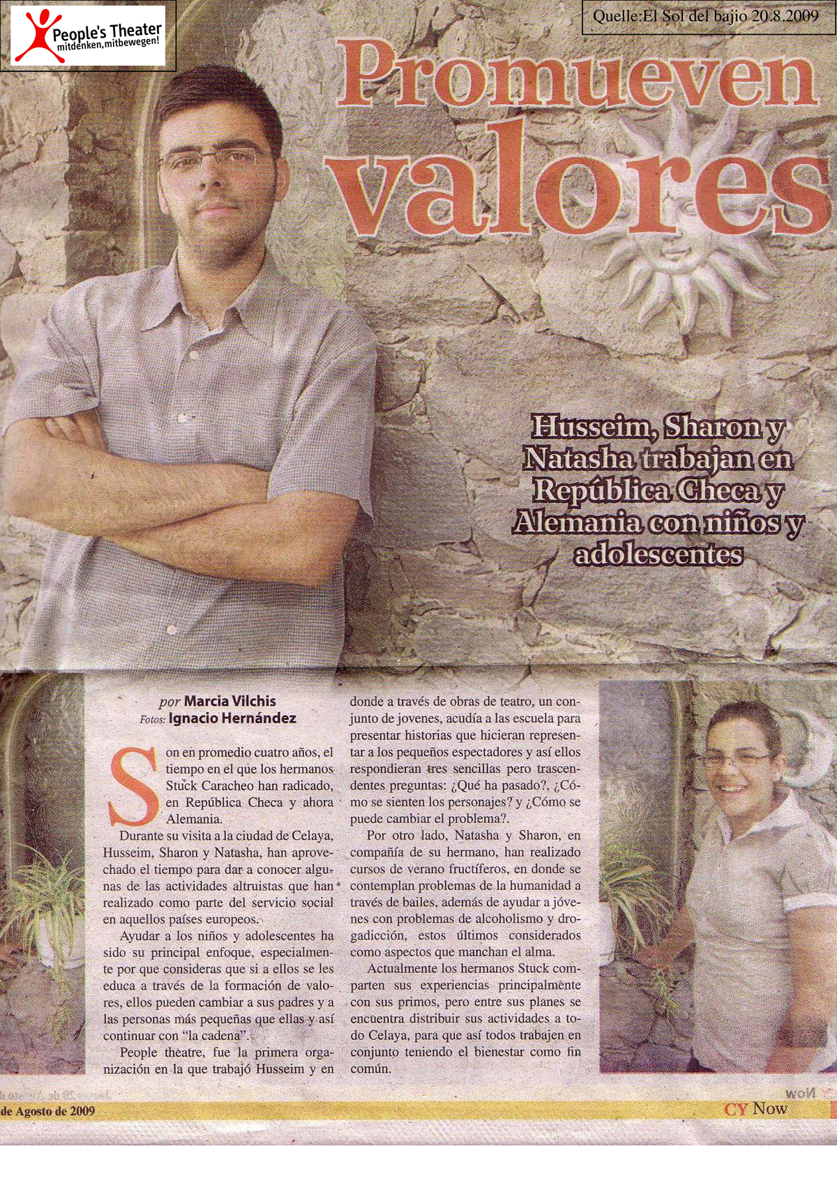 El Sol del Bajio 20.8.2009