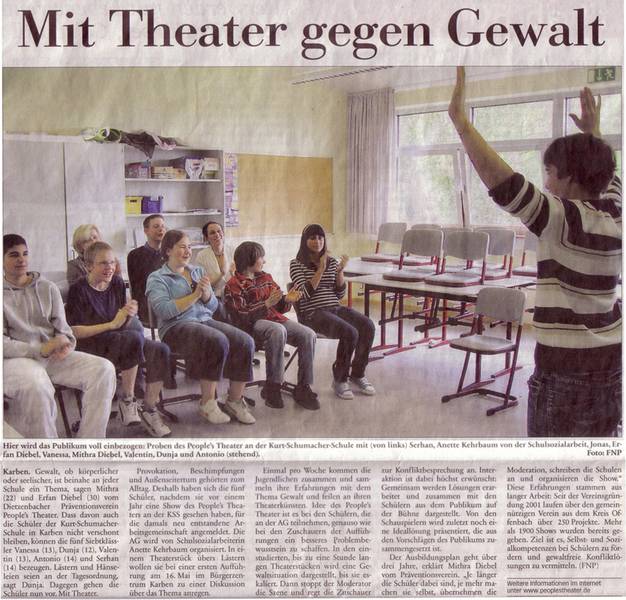 Frankfurter Neue Presse vom 20.04.2007