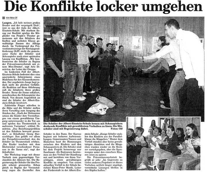 Frankfurter Neue Presse vom 03.04.2003