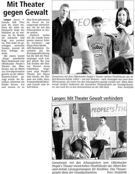 Langener Zeitung vom 29.03.2003