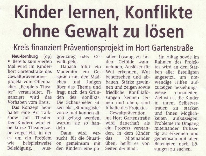 Offenbach Post vom 08.02.2005