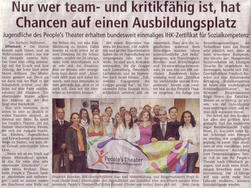 Offenbach Post vom 10.08.2007