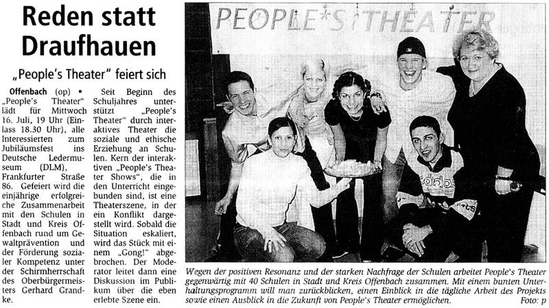 Offenbach Post vom 15.07.2003