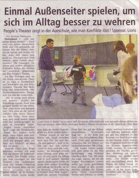 Offenbach Post vom 15.11.2008