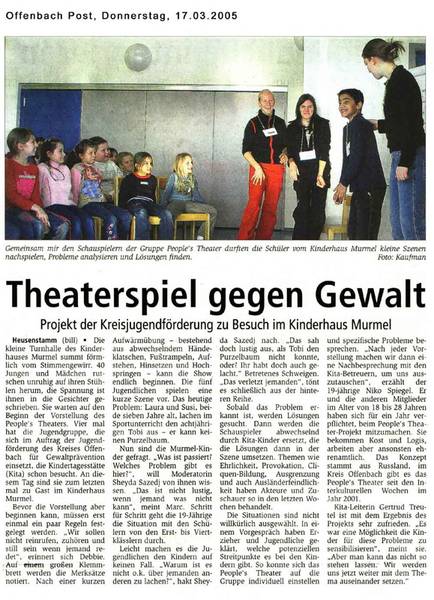 Offenbach Post vom 17.03.2005