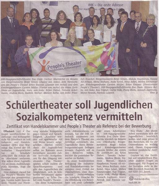 Offenbach Post vom 26.09.2006