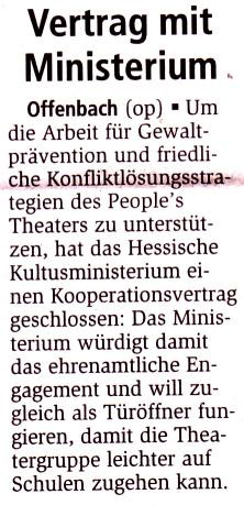 Offenbach Post vom 28.02.2007