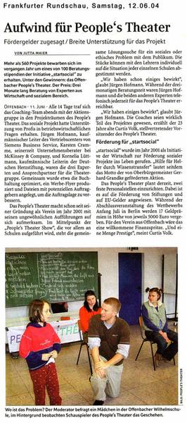 Frankfurter Rundschau vom 12.06.2004