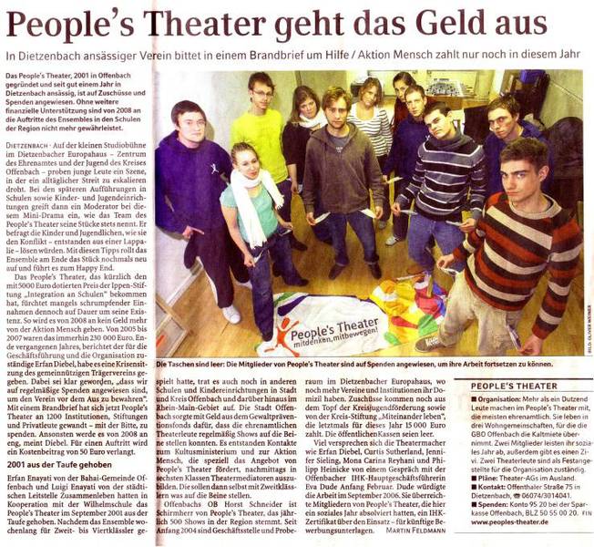 Frankfurter Rundschau vom 26.01.2007