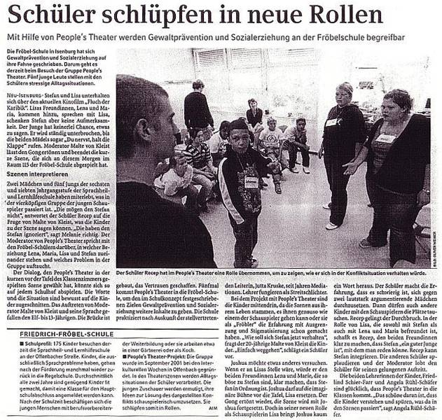 Frankfurter Rundschau vom 27.09.2006