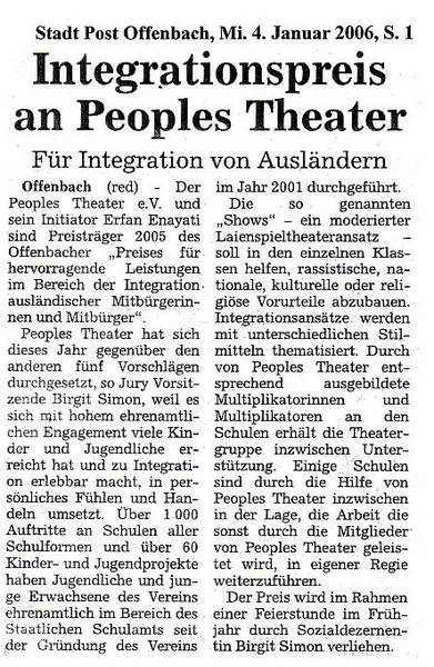 Stadtpost Offenbach vom 04.01.2006