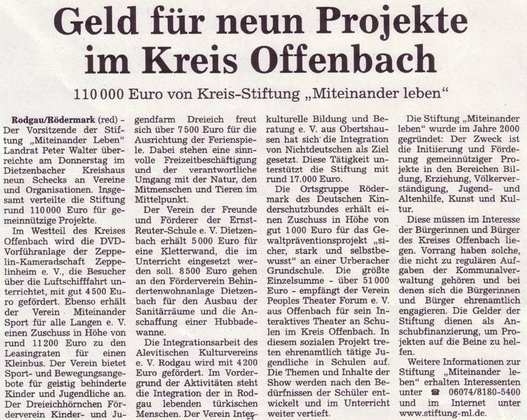 Stadtpost Rodgau vom 12.08.2004
