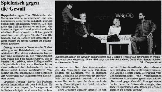 Weinheimer Nachrichten vom 24.06.2004