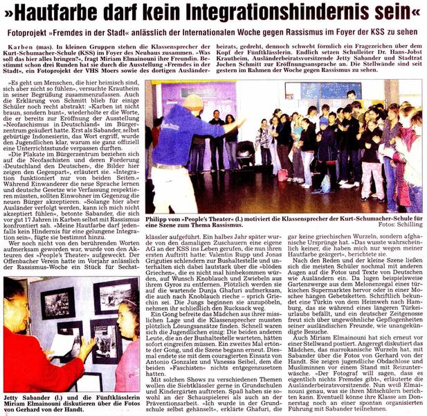 Wetterauer Zeitung vom 20.03.2007